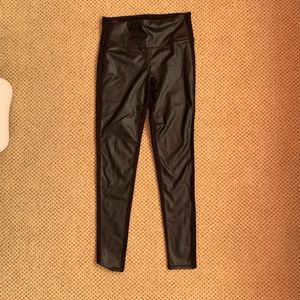 Athleta Faux Leather Leggings